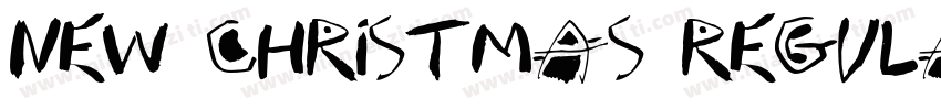 New Christmas Regula字体转换